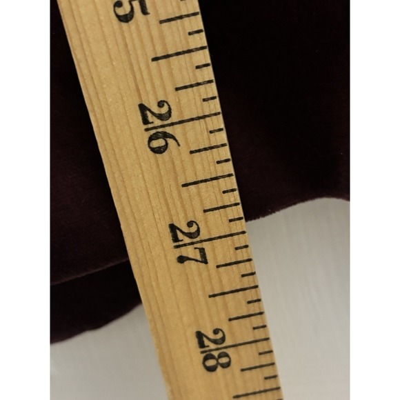J Ferrar Mens Velvet Sports Coat Blazer Size 38R Slim Fit (Merlot Burgundy) - Picture 9 of 11